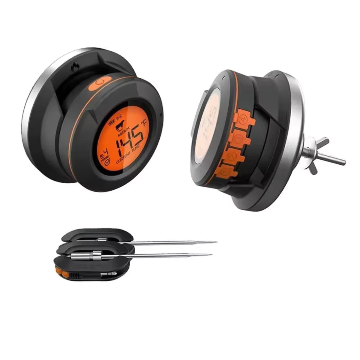 Termómetro de temperatura Ai BBQ + App móvil gratuita