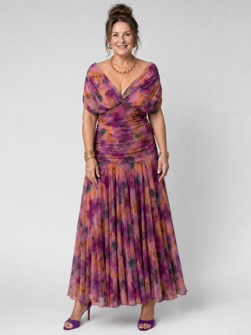 Calen | Vestido Midi Off Shoulder
