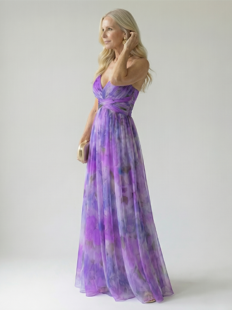 Isel | Vestido Maxi de Envuelto Suave