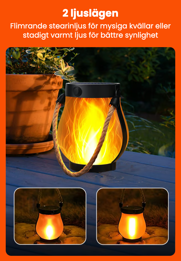 LlamaViva | Farol con Efecto de Fuego Realista