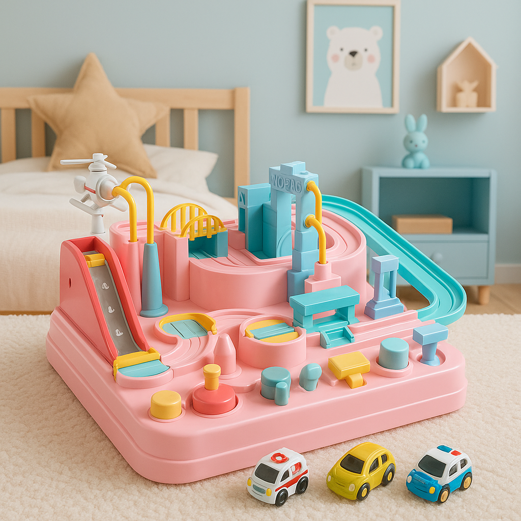 CircuitCity – Juego de coches y ciudad con desafíos lógicos para niños