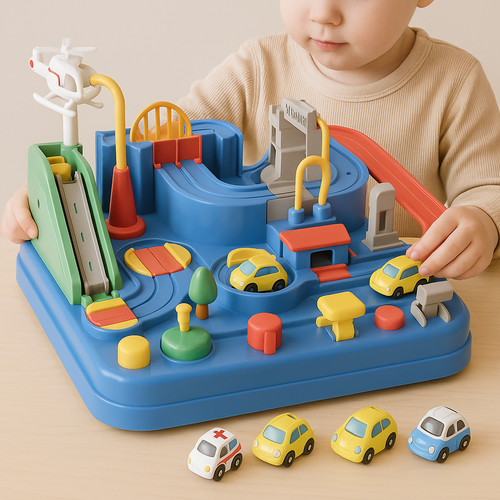 CircuitCity – Juego de coches y ciudad con desafíos lógicos para niños