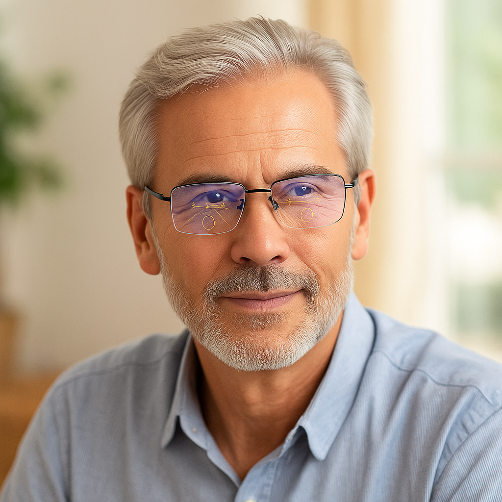 Gafas Progresivas Inteligentes con Lentes Fotocromáticas