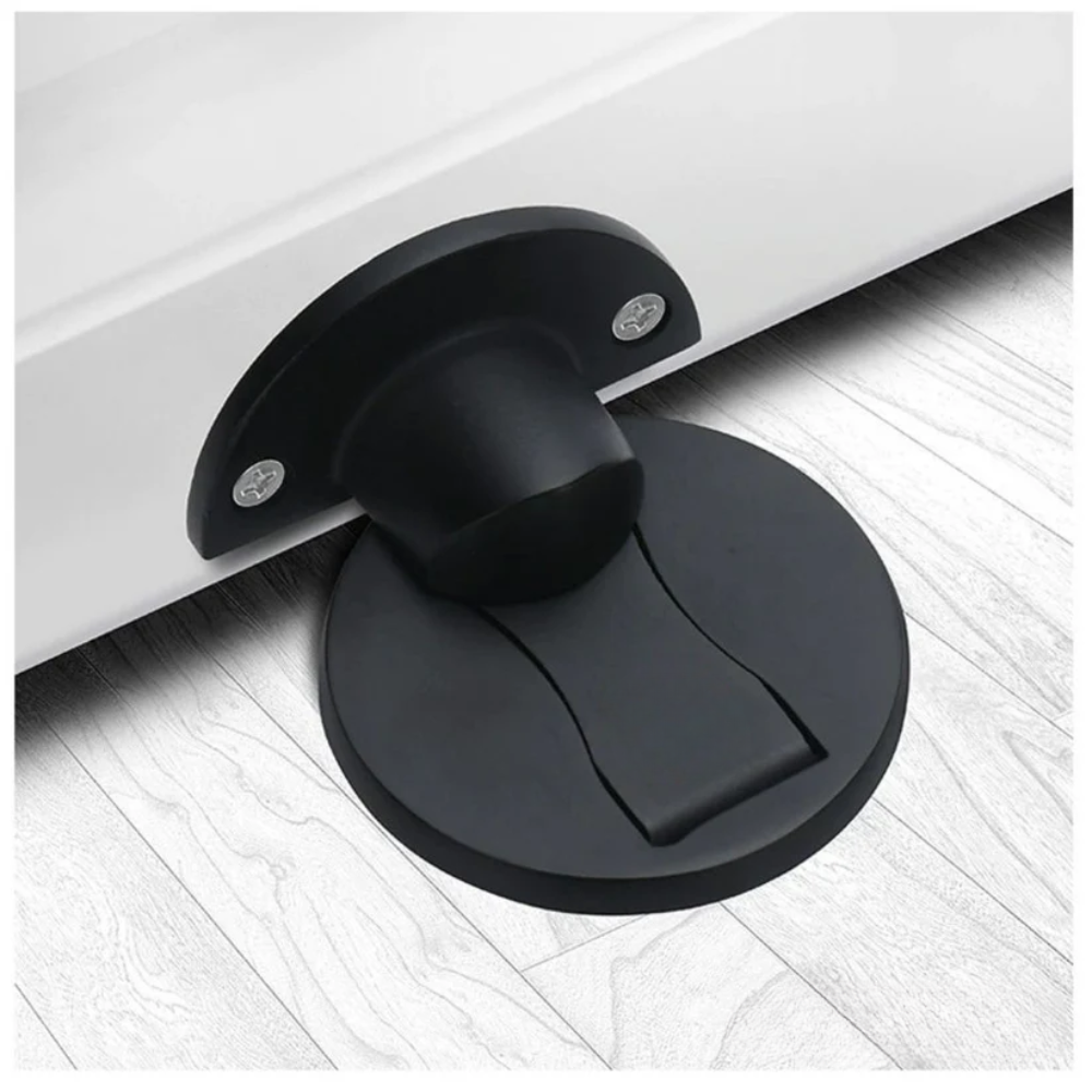 Elegante tope de puerta magnético de acero inoxidable con fuerte sujeción – 6 opciones de color para el hogar y la oficina