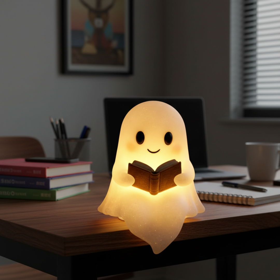 Lampe décorative fantôme | lumière chaude artisanale