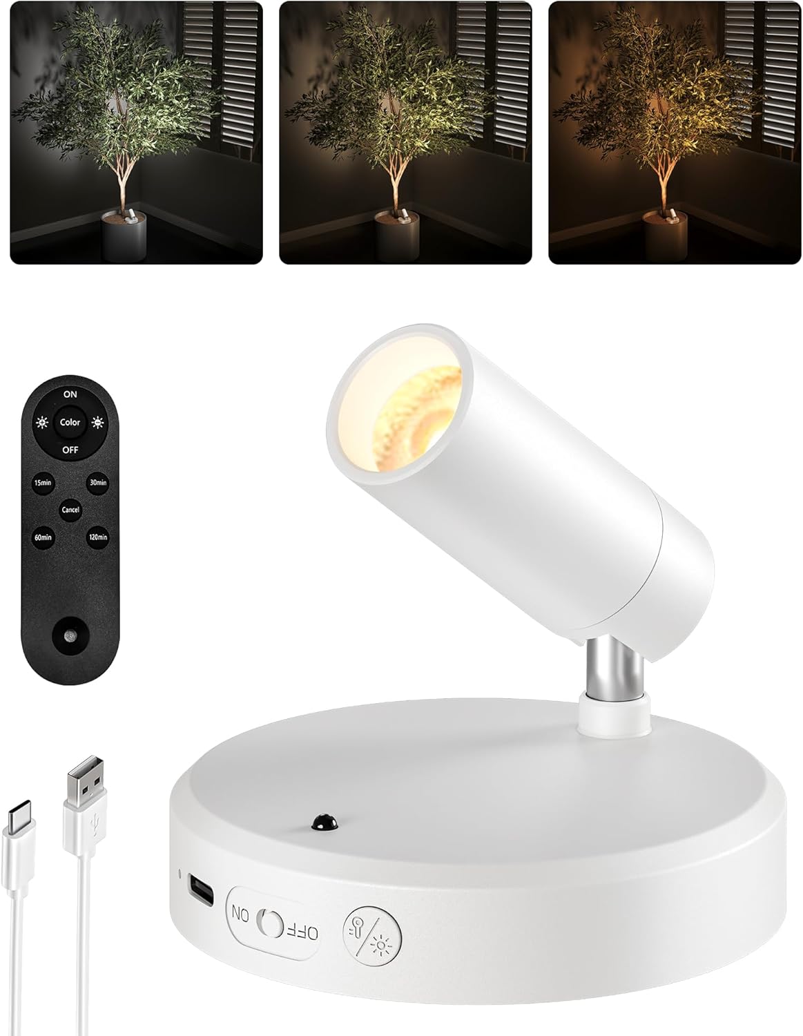 Luz RGB Recargable Inalámbrica para Fotografía