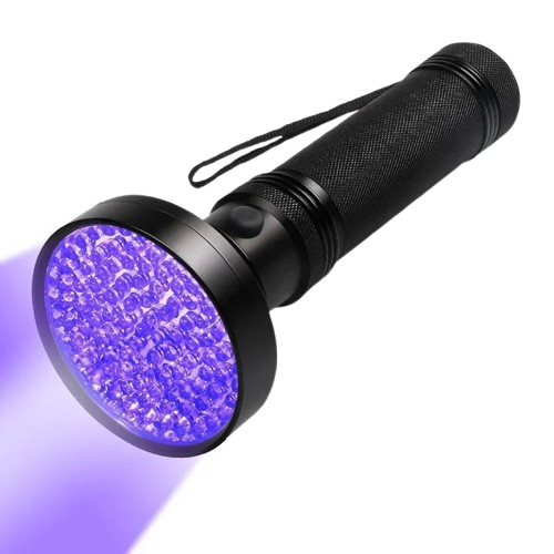 UV-zaklamp van 395 nm met 100 leds om vlekken op te sporen
