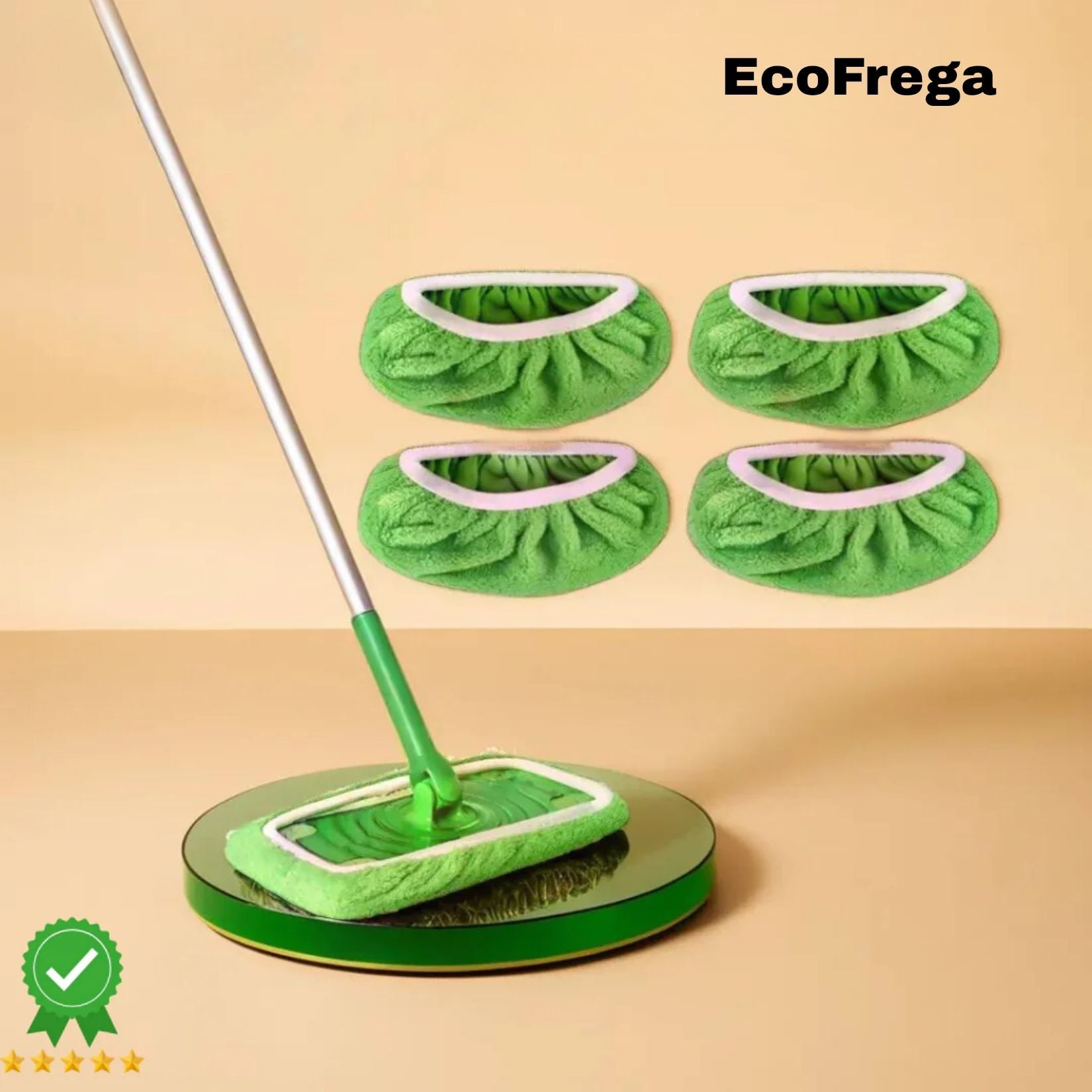 EcoFrega - Paños Reutilizables para Swiffer | Compra 2 y LLÉVATE 2 GRATIS