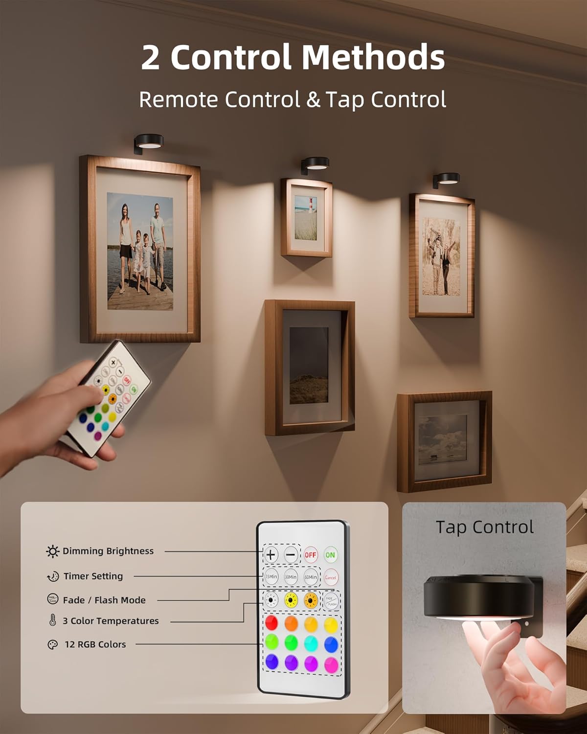 Luz de Imagen Recargable - Ilumina tu arte sin cables