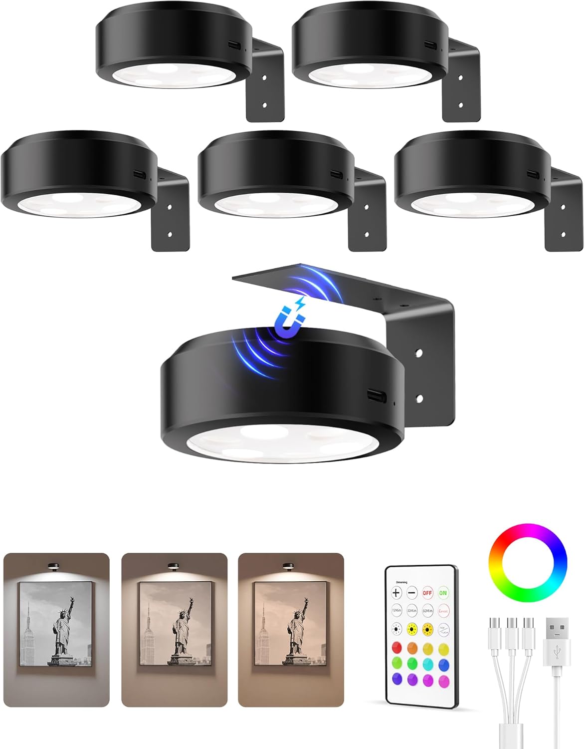 Luz de Imagen Recargable - Ilumina tu arte sin cables