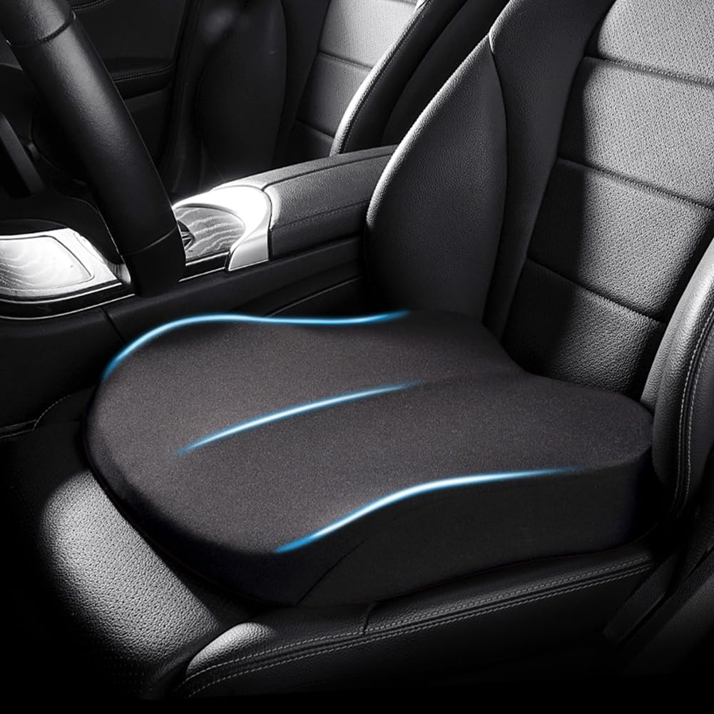 Cojín Elevador para Coche de Espuma Viscoelástica Ergonómico +7,6 cm