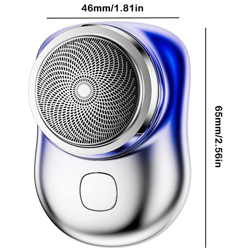 Afeitadora Eléctrica Portátil Hombre Mujer – 3 Cabezales Rotativos, Impermeable, Silenciosa, Recargable USB