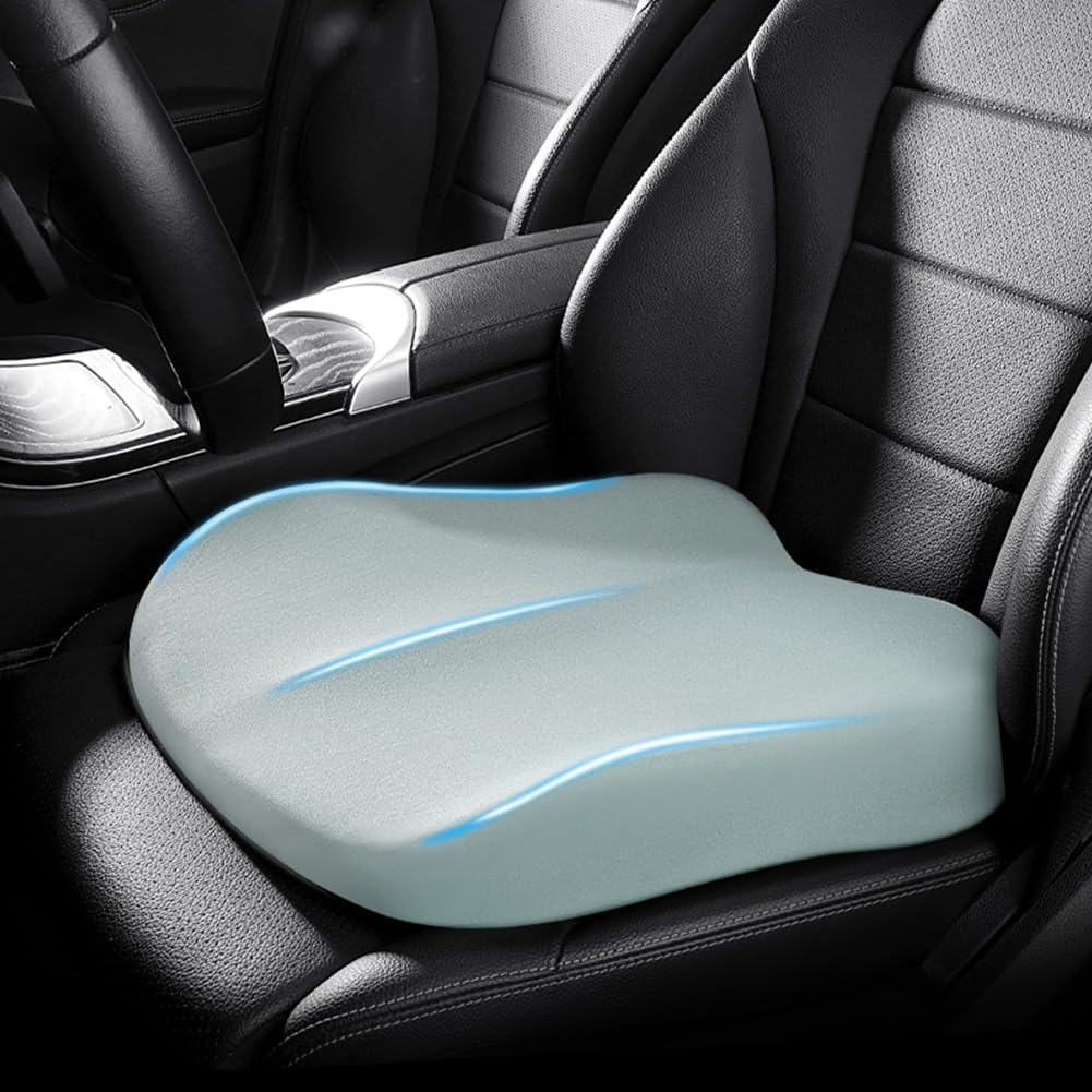 Coussin rehausseur de voiture ergonomique en mousse à mémoire de forme +7,6 cm