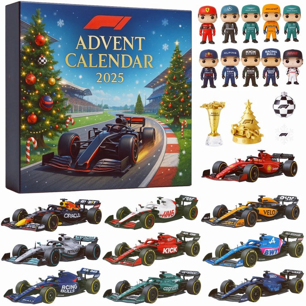 🎄 Calendario de Adviento F1 Racing 2025 – Edición de Colección