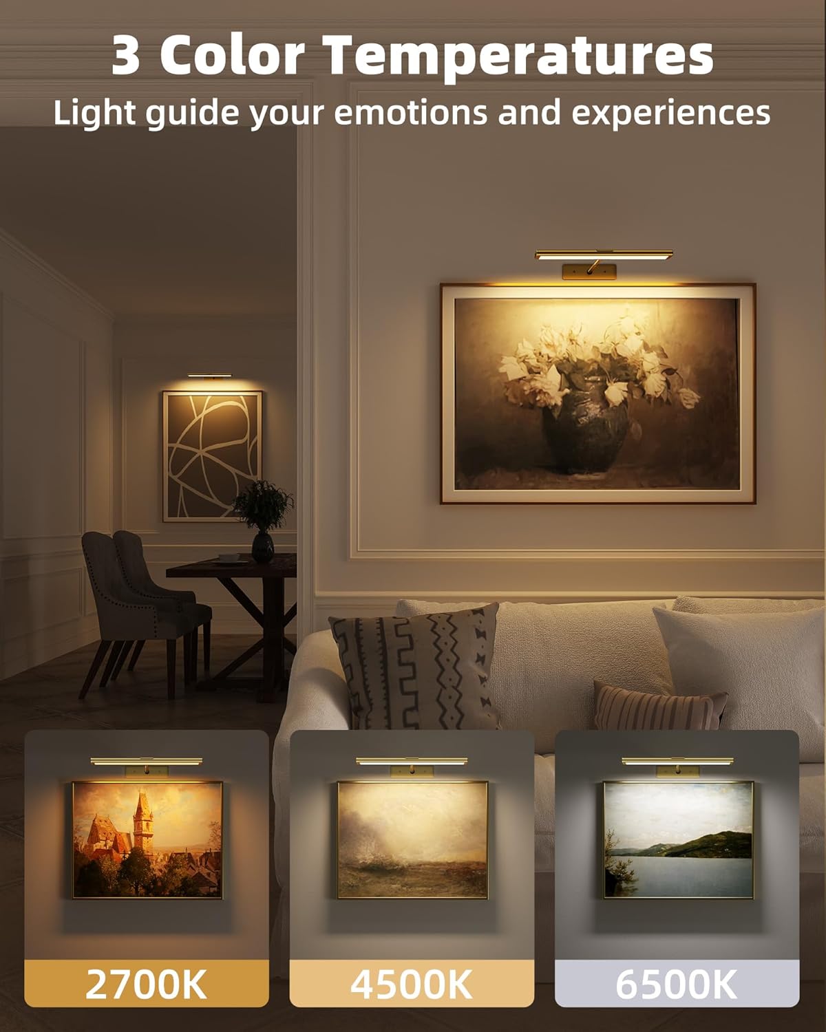 Iluminación de imágenes inalámbrica recargable