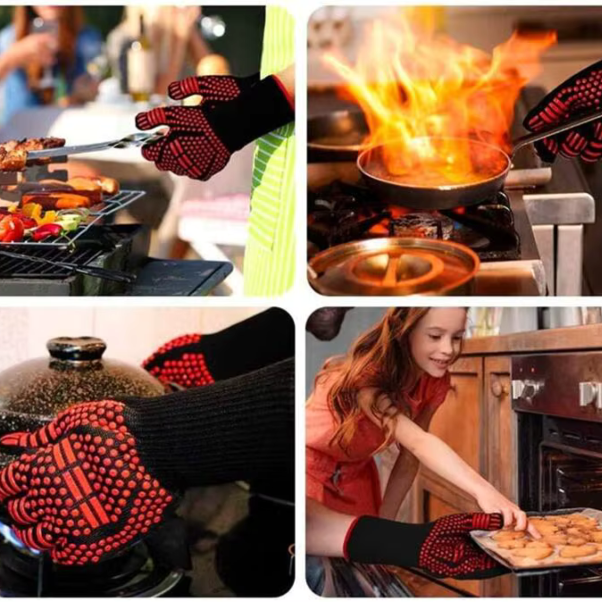 FireGuard - Guantes de BBQ hasta 800°C