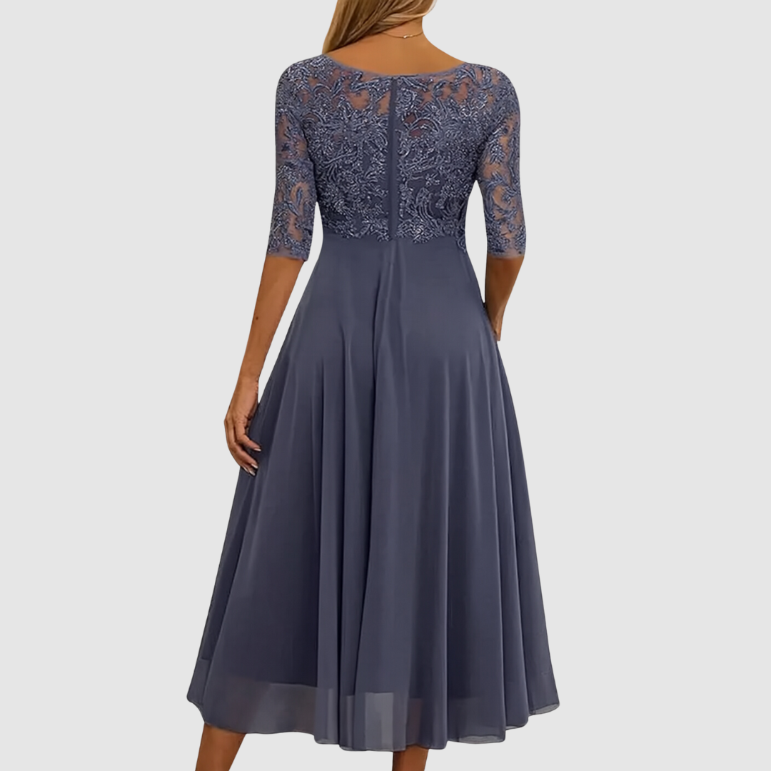 Vestido de Encaje para Mujer | Falda Fluida