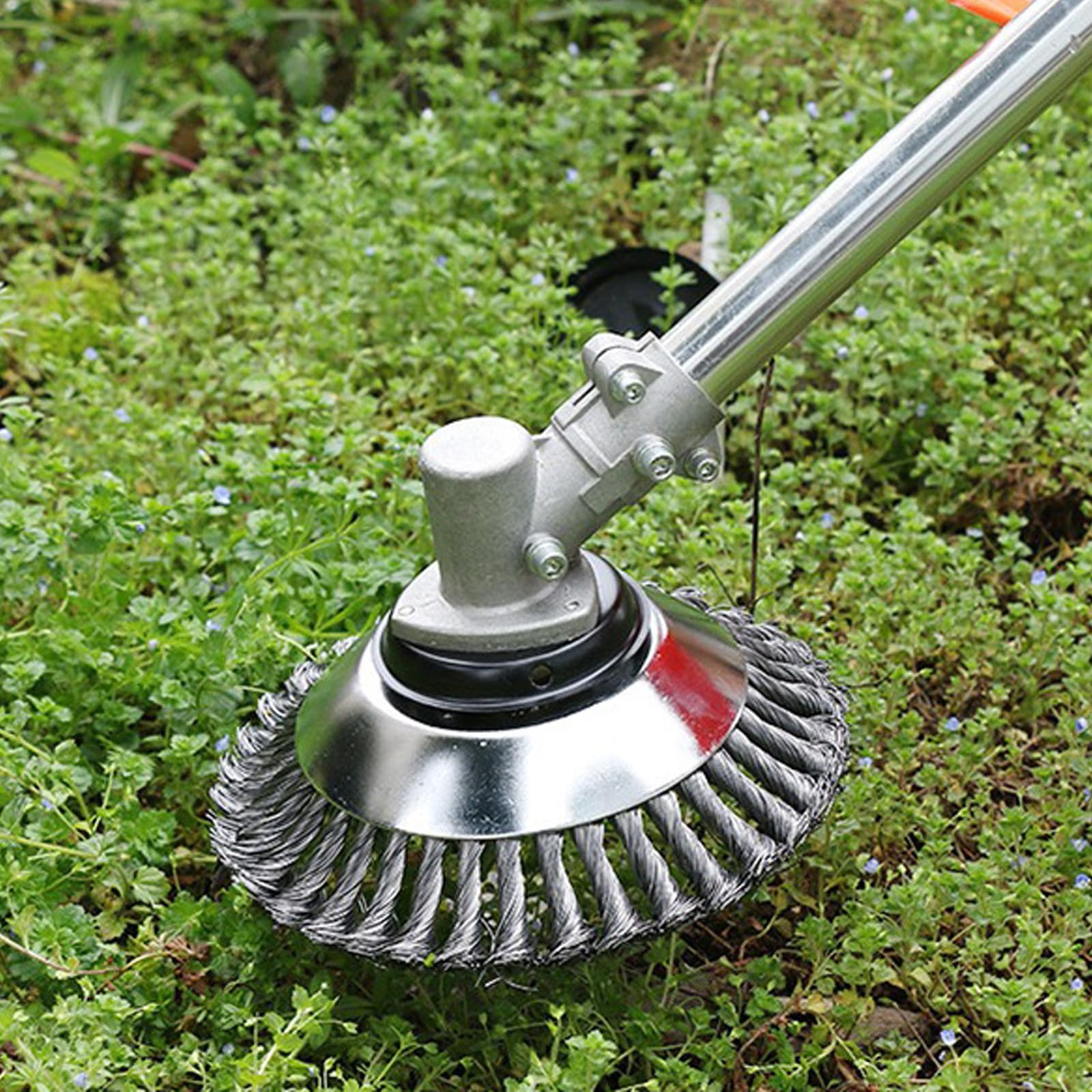 GreenCrusher Cabezal Desbrozadora Metal Reforzado – Compatible 98% Modelos, Antimalas Hierbas, Universal