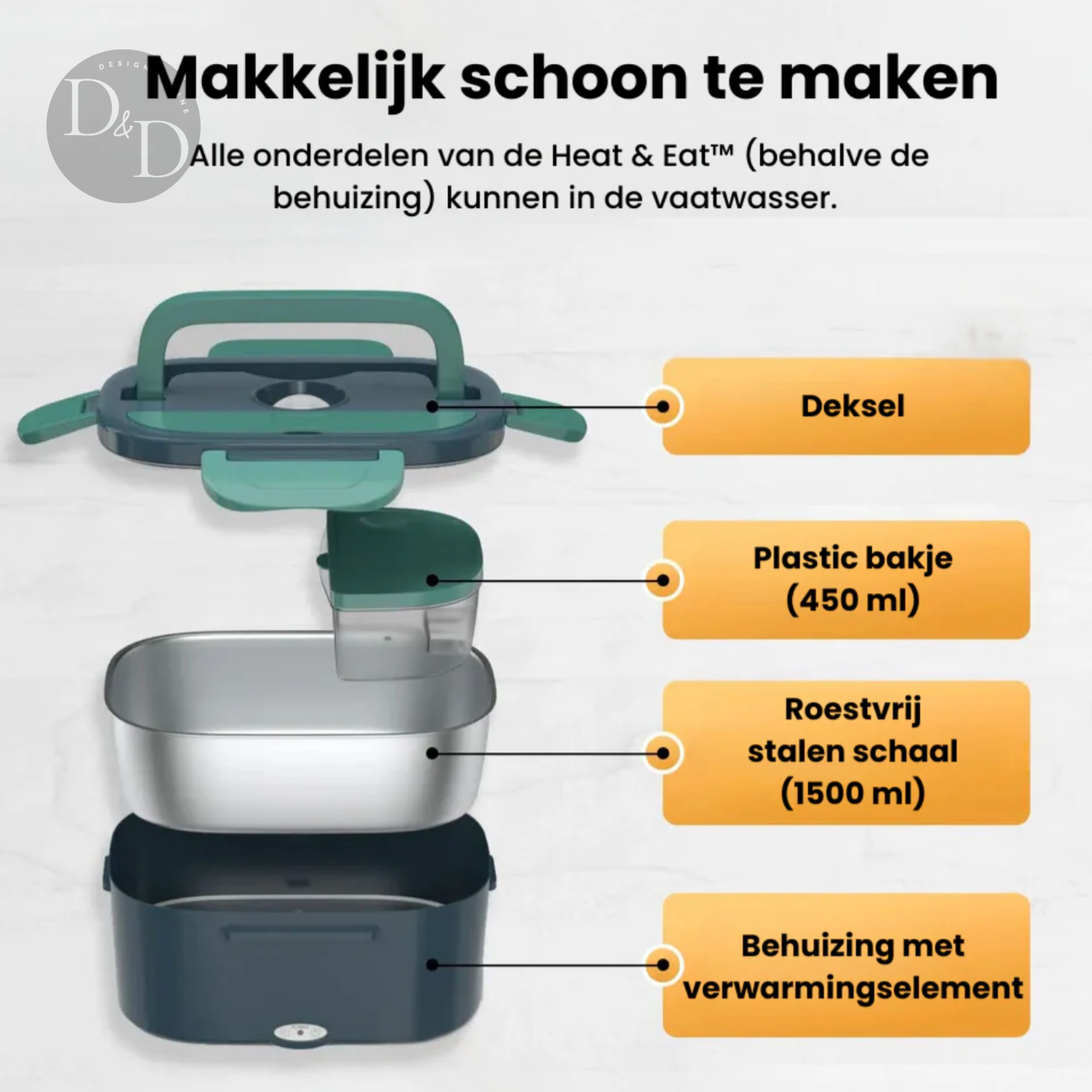 Calienta y Come - Lonchera eléctrica calefaccionada