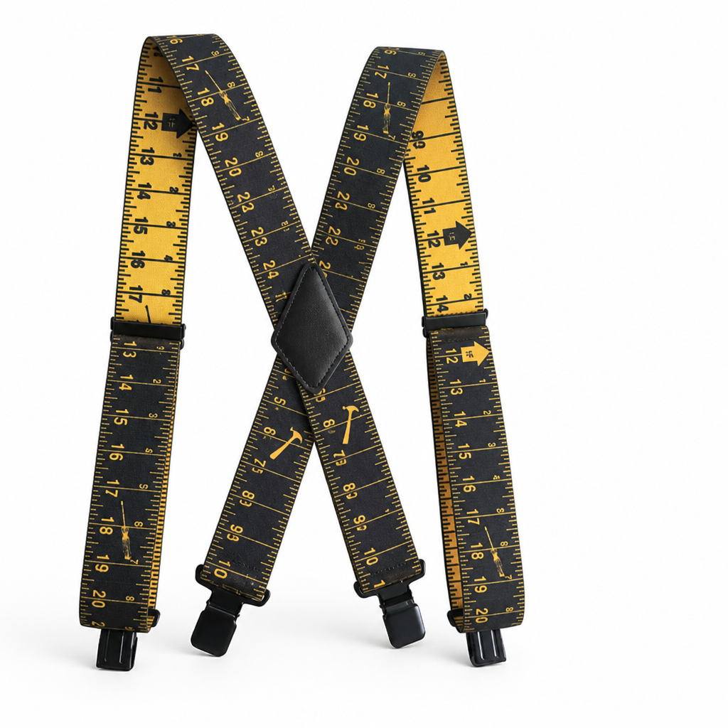 Elastische bretels voor heren van 5 cm met X-vormige rug