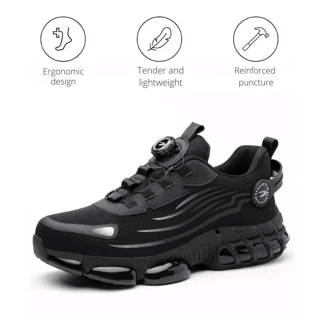 Zapatos de Trabajo para Hombre con Soporte de Arco y Suela Antideslizante
