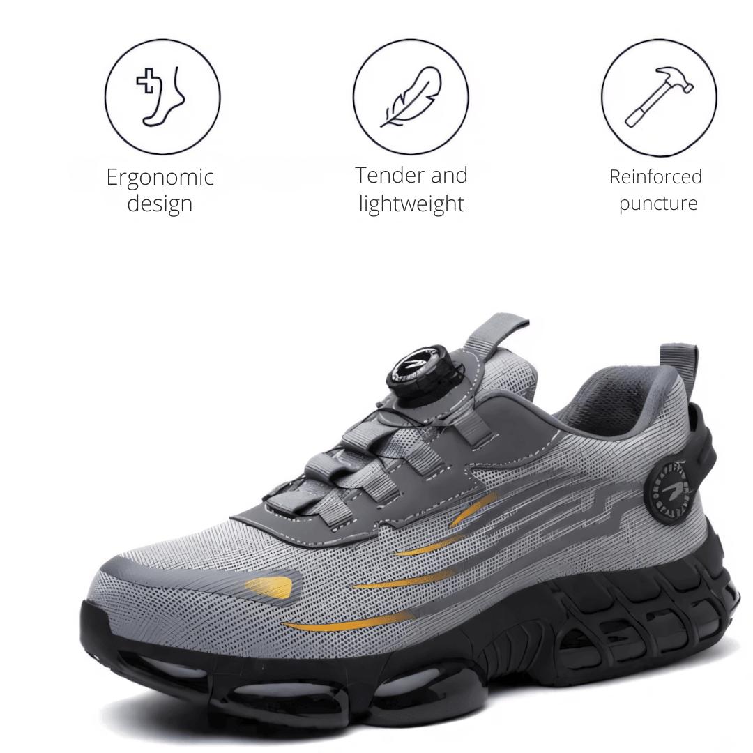 Zapatos de Trabajo para Hombre con Soporte de Arco y Suela Antideslizante