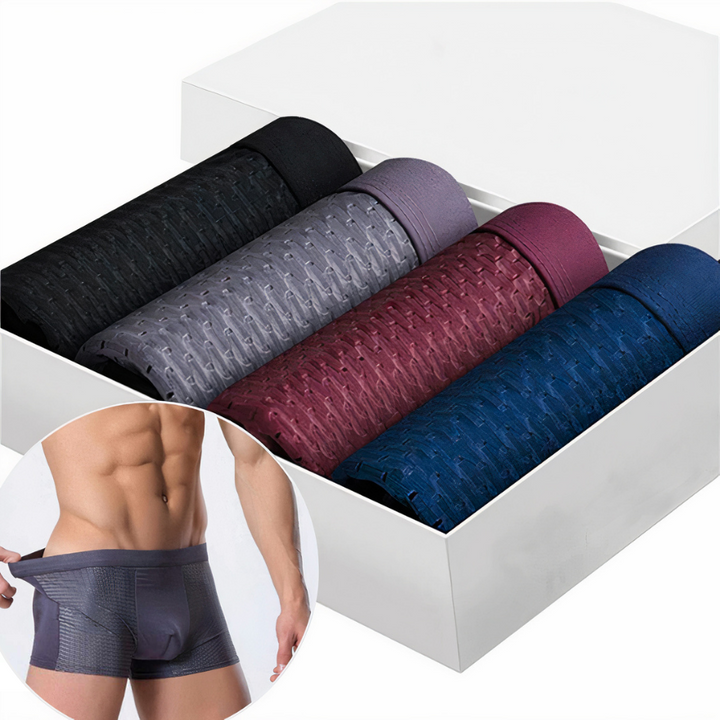 Bóxers para Hombre de Poliéster Transpirable - Pack de 10 Uds