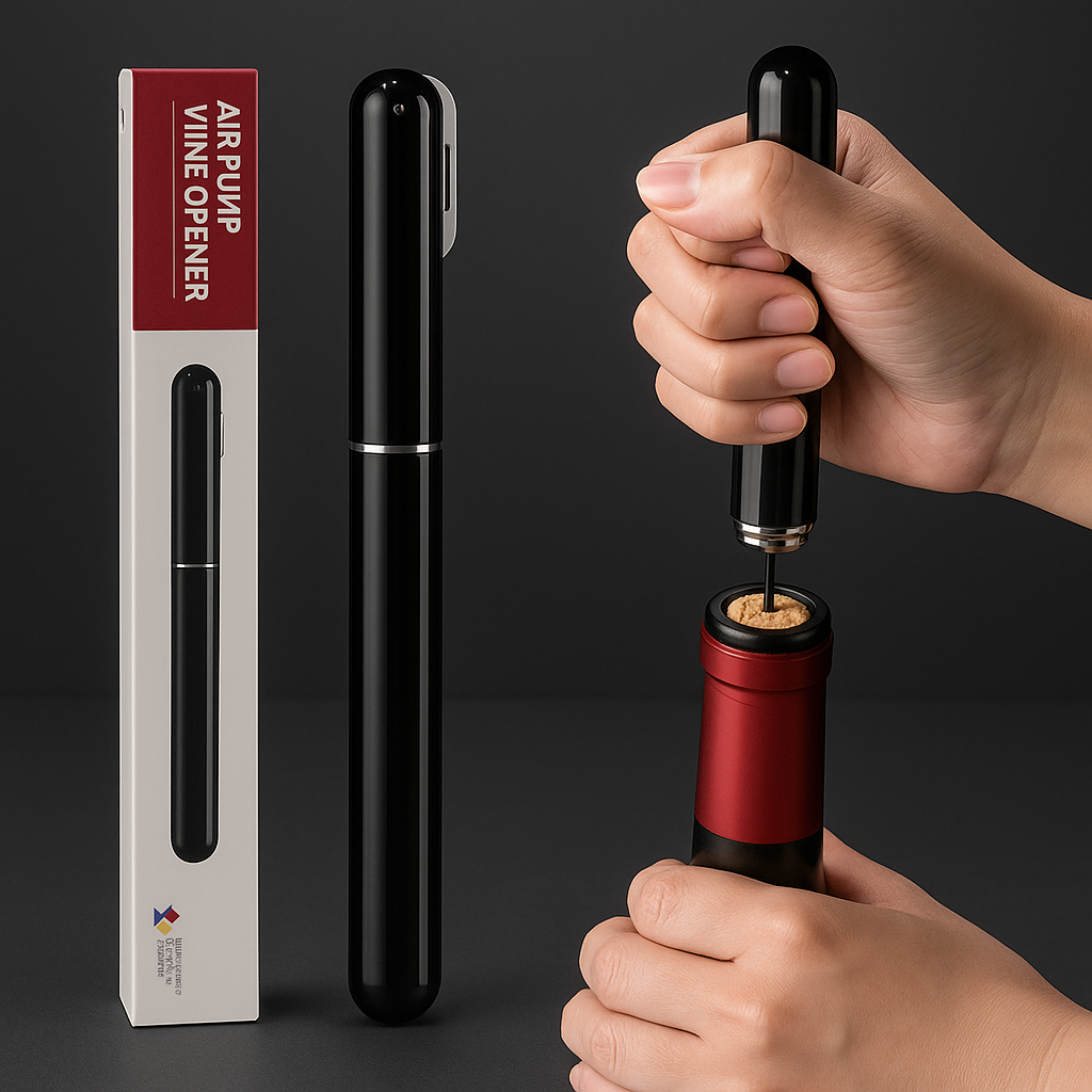 AirePop | Sacacorchos de Presión de Aire