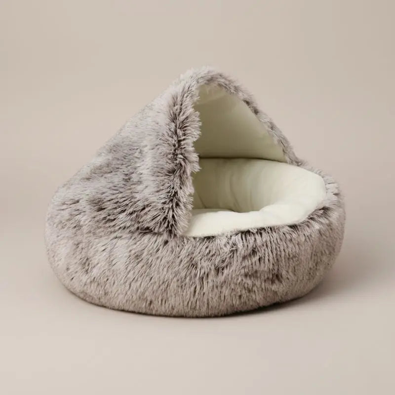 CozyCave™ - Cama de Peluche Suave para Mascotas
