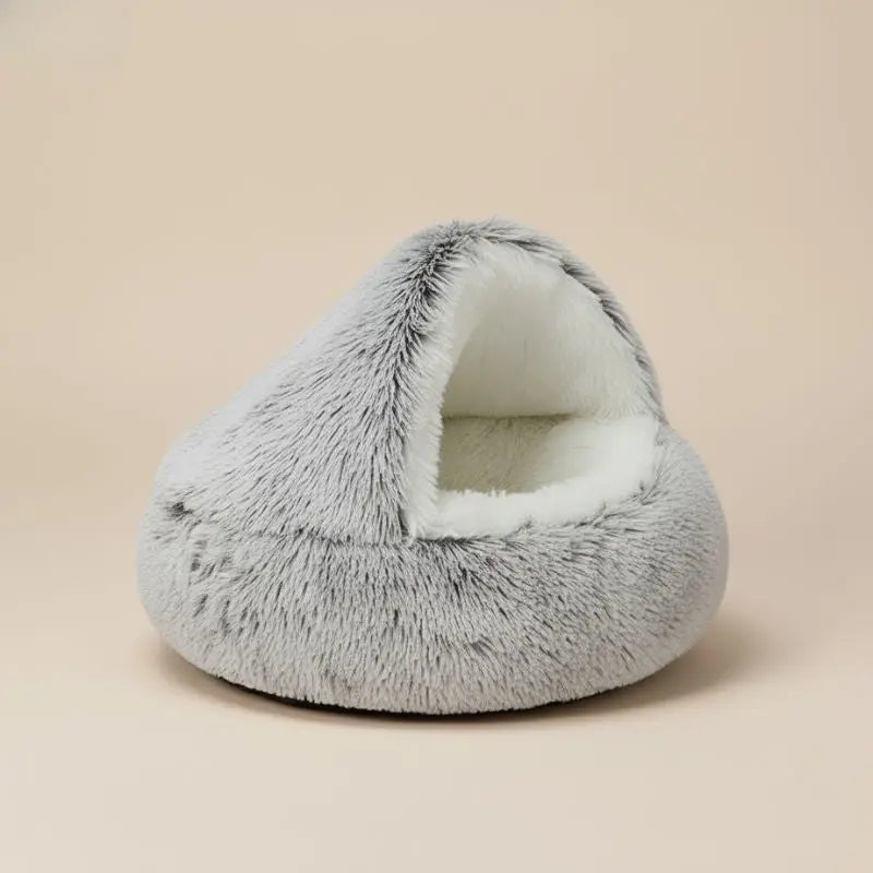 CozyCave™ - Cama de Peluche Suave para Mascotas