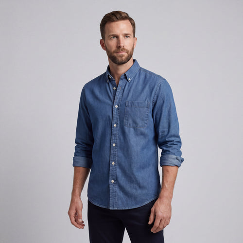 Camisa Casual Chic Hombre Sandro – Corte Moderno