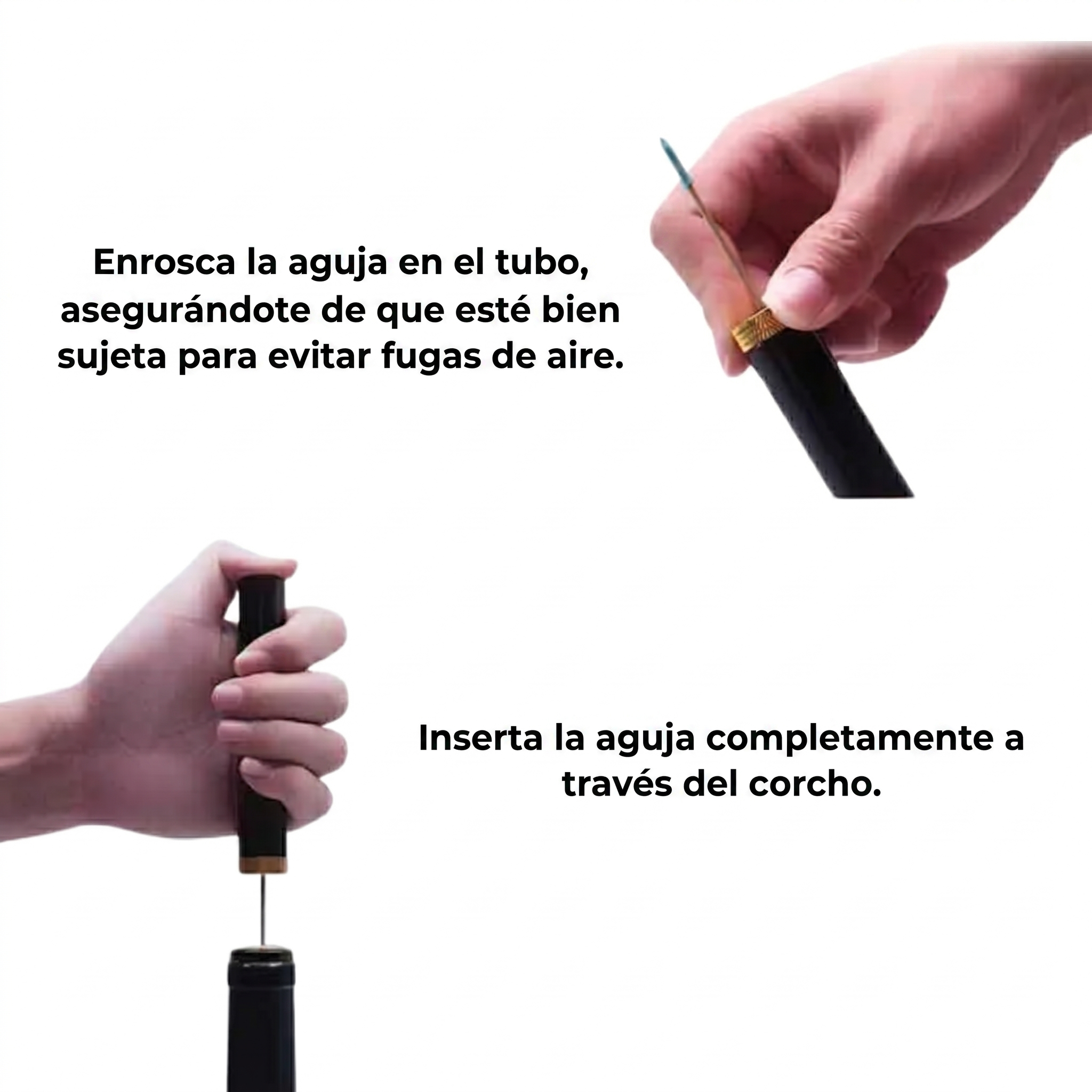 AirPop Descorchador de Vino por Presión de Aire