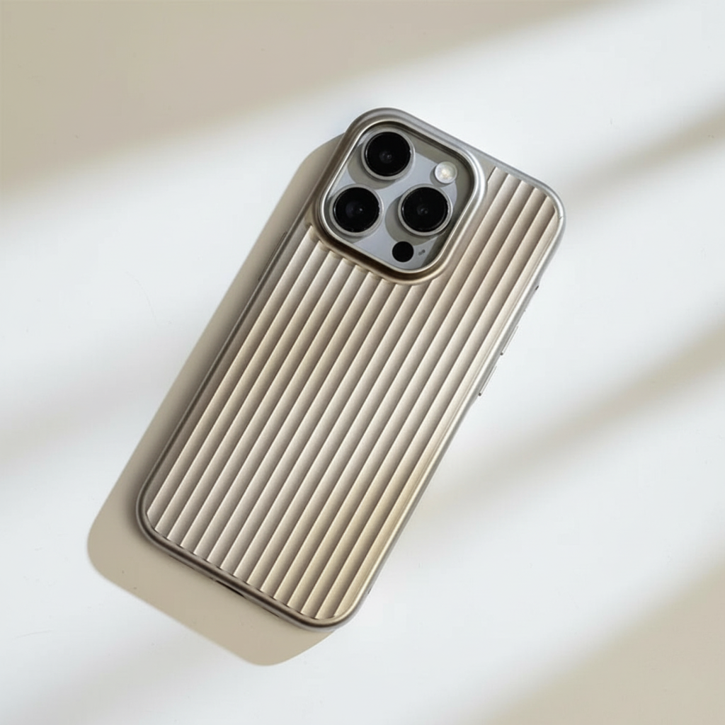 Fundas de teléfono con acabado metálico, estructura robusta