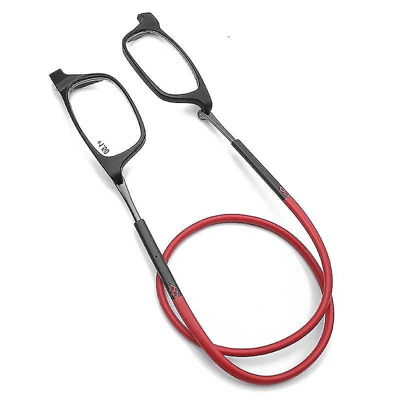 Gafas de Lectura Magnéticas con Cordón para el Cuello, +1.0 a +3.5 Dioptrías