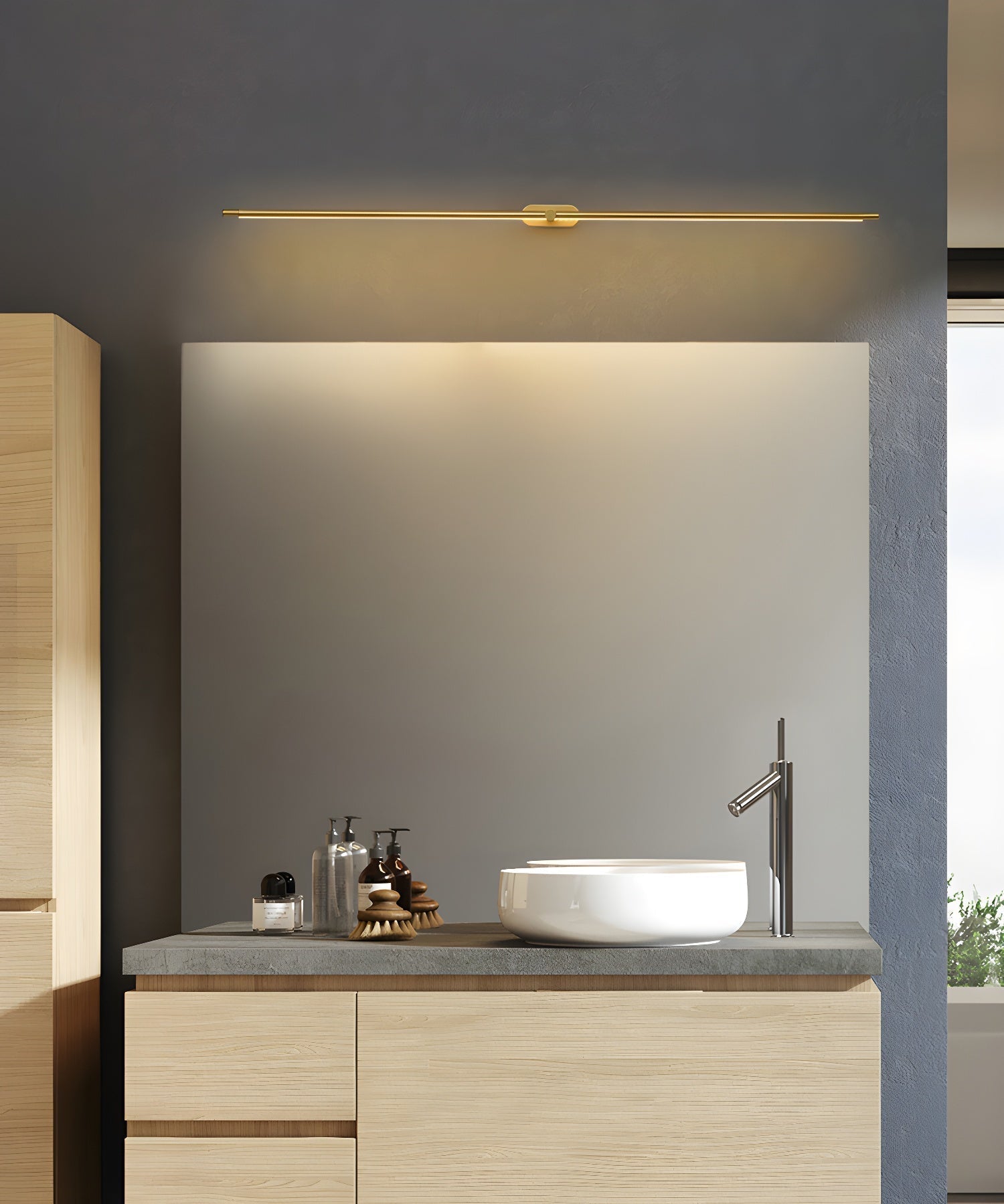 Lámpara de Pared Lineal Moderna Diseño Minimalista Delgado