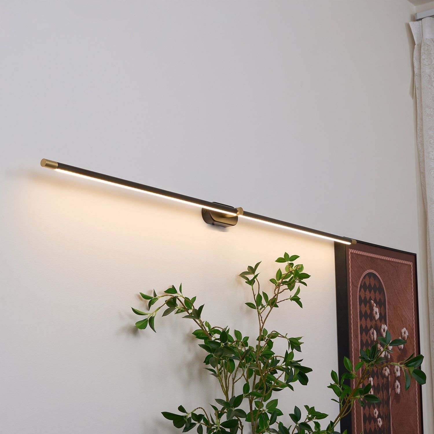 Lámpara de Pared Lineal Moderna Diseño Minimalista Delgado