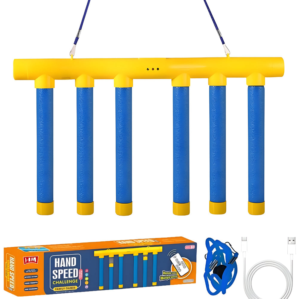 Jeu de réflexes pour enfants avec bâtons escamotables et 3 vitesses