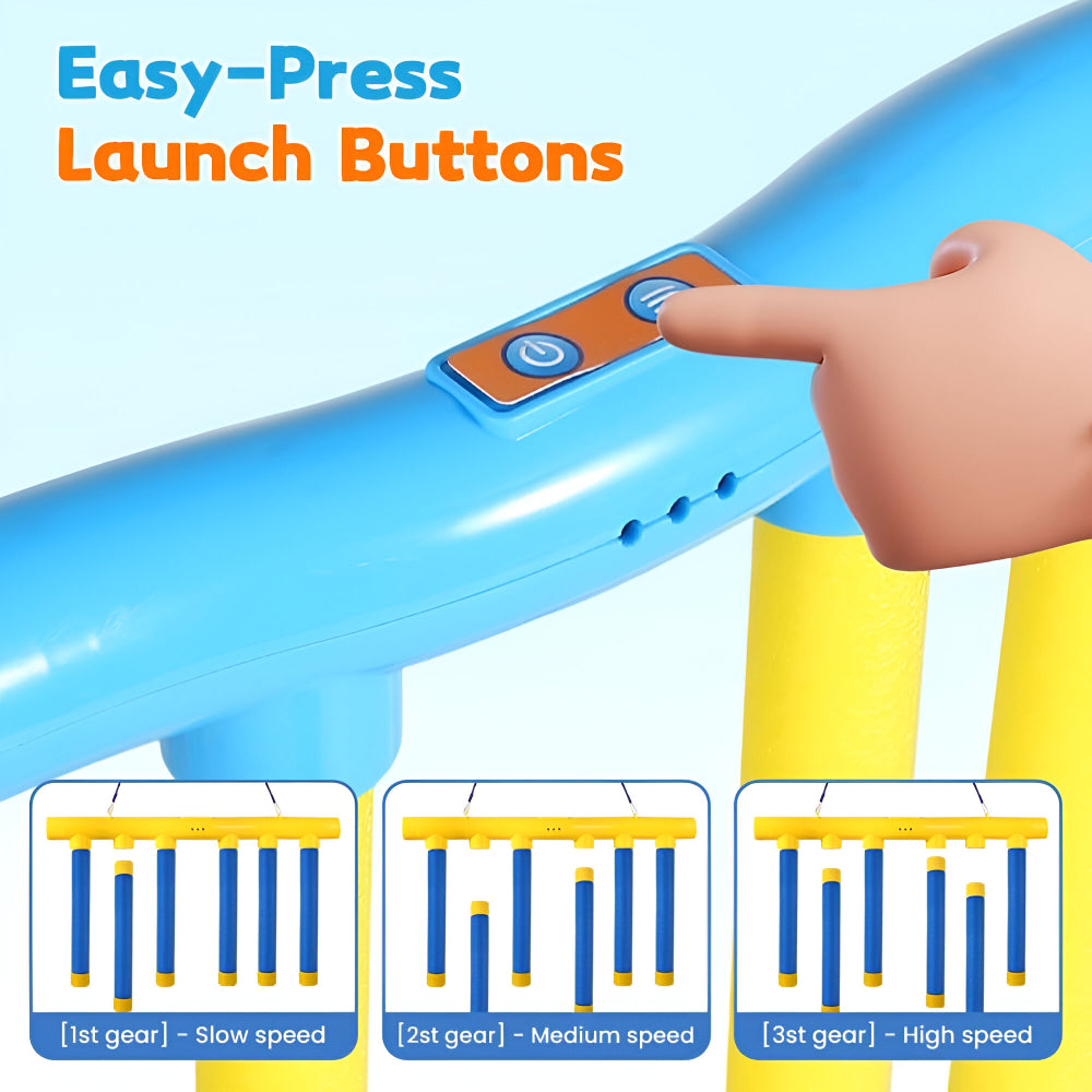 Jeu de réflexes pour enfants avec bâtons escamotables et 3 vitesses