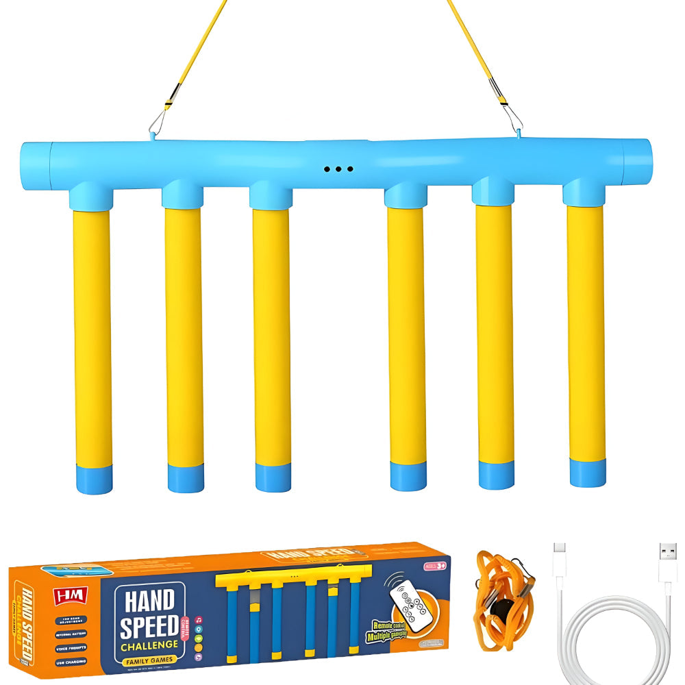 Jeu de réflexes pour enfants avec bâtons escamotables et 3 vitesses
