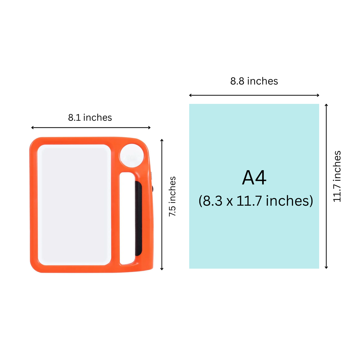 Loupe LED avec éclairage, grossissement 5x et 10x, 48 LED pour une lecture sans effort