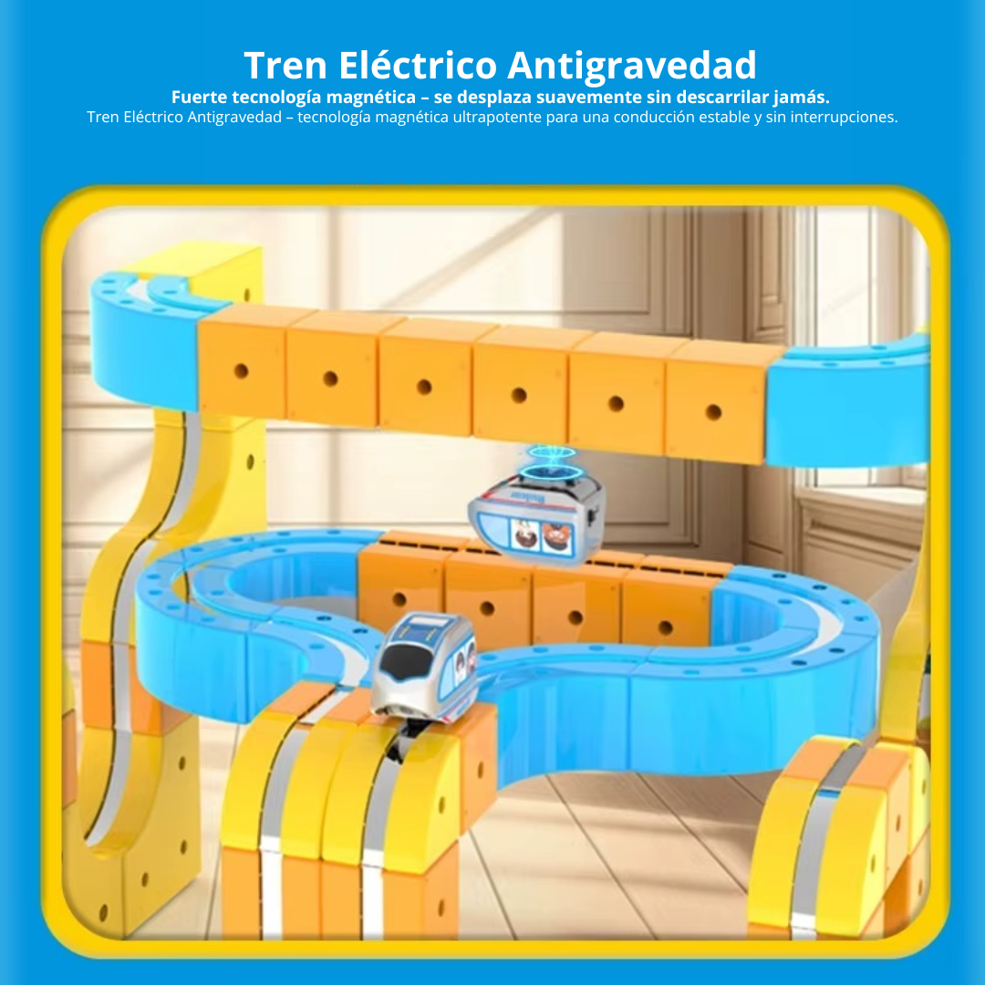 ElectroPista – Tren eléctrico magnético de construcción antigravedad