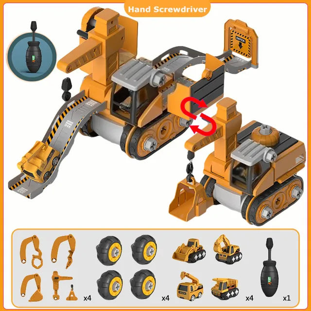 Conjunto de Ingeniero Constructor - Juegos de construcción para principiantes - Juguetes de construcción