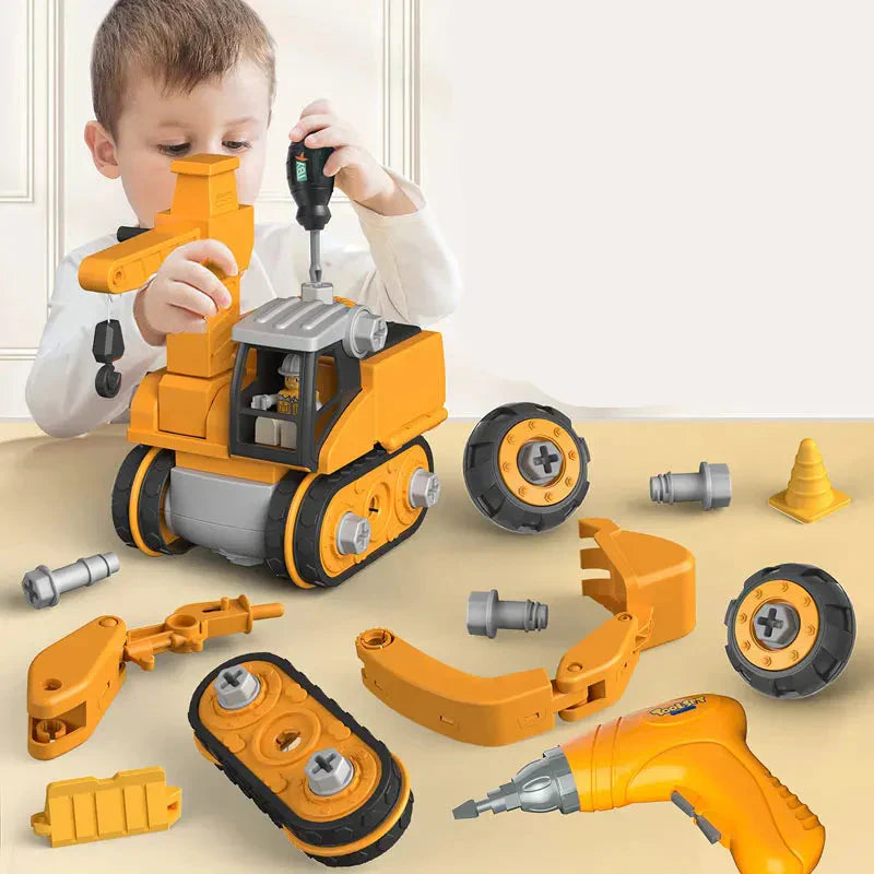 Conjunto de Ingeniero Constructor - Juegos de construcción para principiantes - Juguetes de construcción