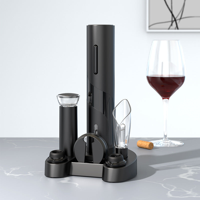 Sacacorchos Eléctrico Automático - Abridor de Vino Recargable USB con Cortacápsulas