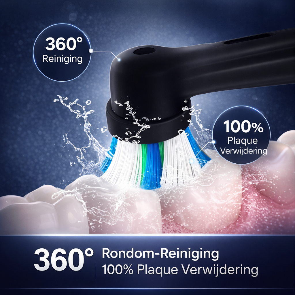 Pack van 10 compatibele opzetborstels voor elektrische Oral-B iO Series 2–10-tandenborstels