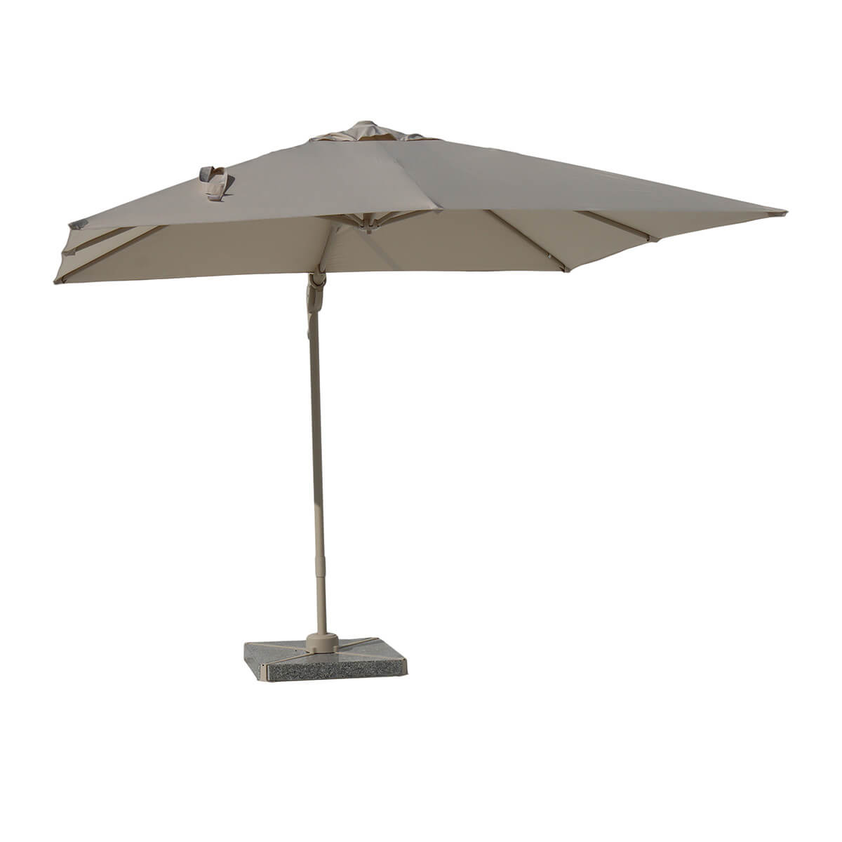 Parasol voladizo cuadrado para jardín y patio exterior - sombra amplia
