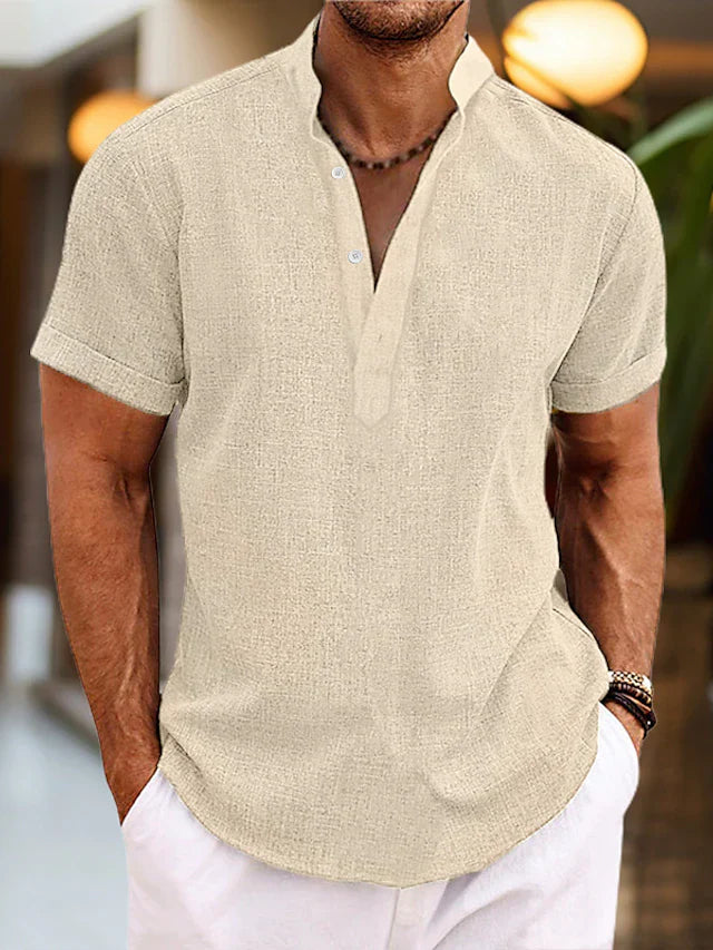 Camisa Polo para Hombre | Cuello en V y Ajuste Cómodo
