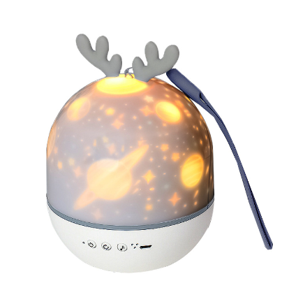 AstroNoche – Proyector de estrellas y luna para la habitación infantil
