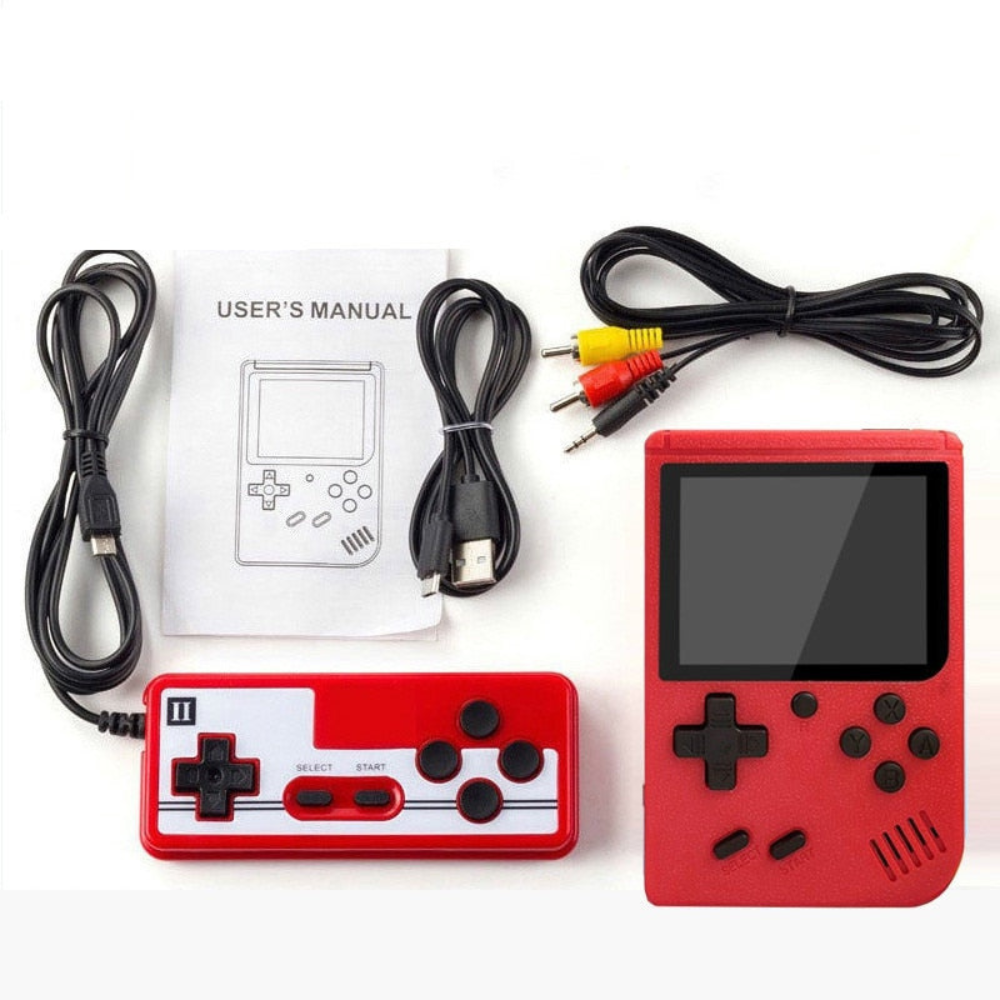 Consola de videojuegos portátil retro con 400 clásicos