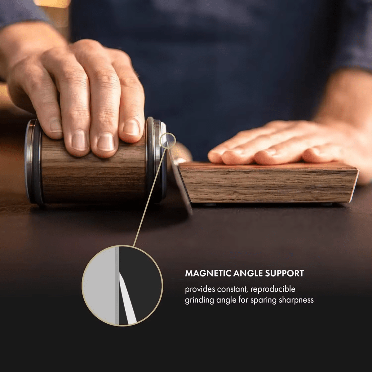 SHARPEDGE – Afilador de cuchillos profesional con rodillo de diamante